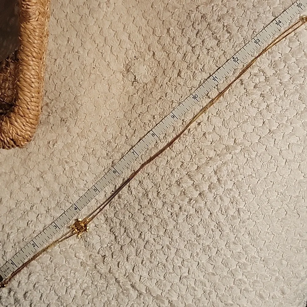 Avon Gold Turtle Lariat Necklace - Picture 5 of 5